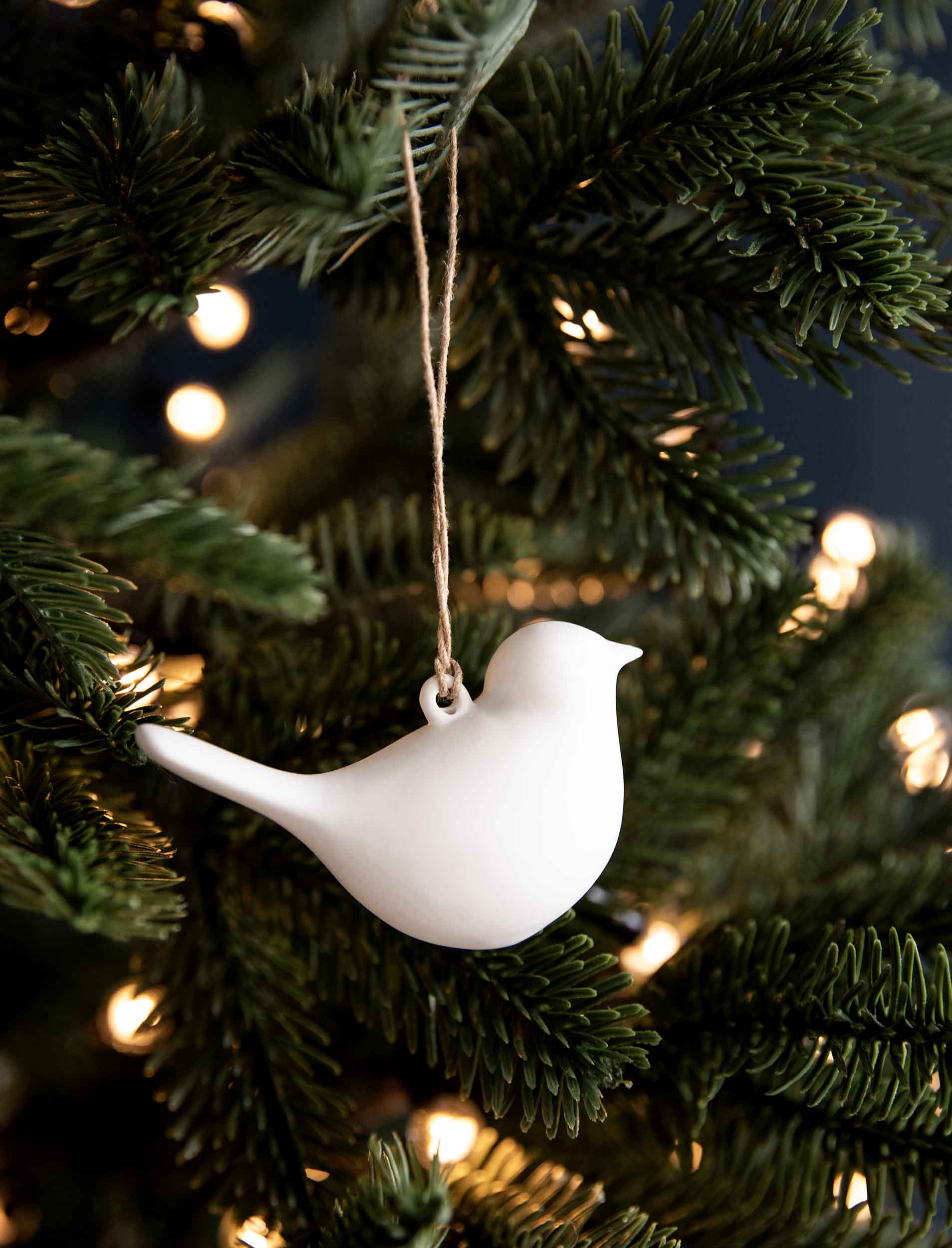 Airdrie Porcelain Bird Baubles (set of 3)